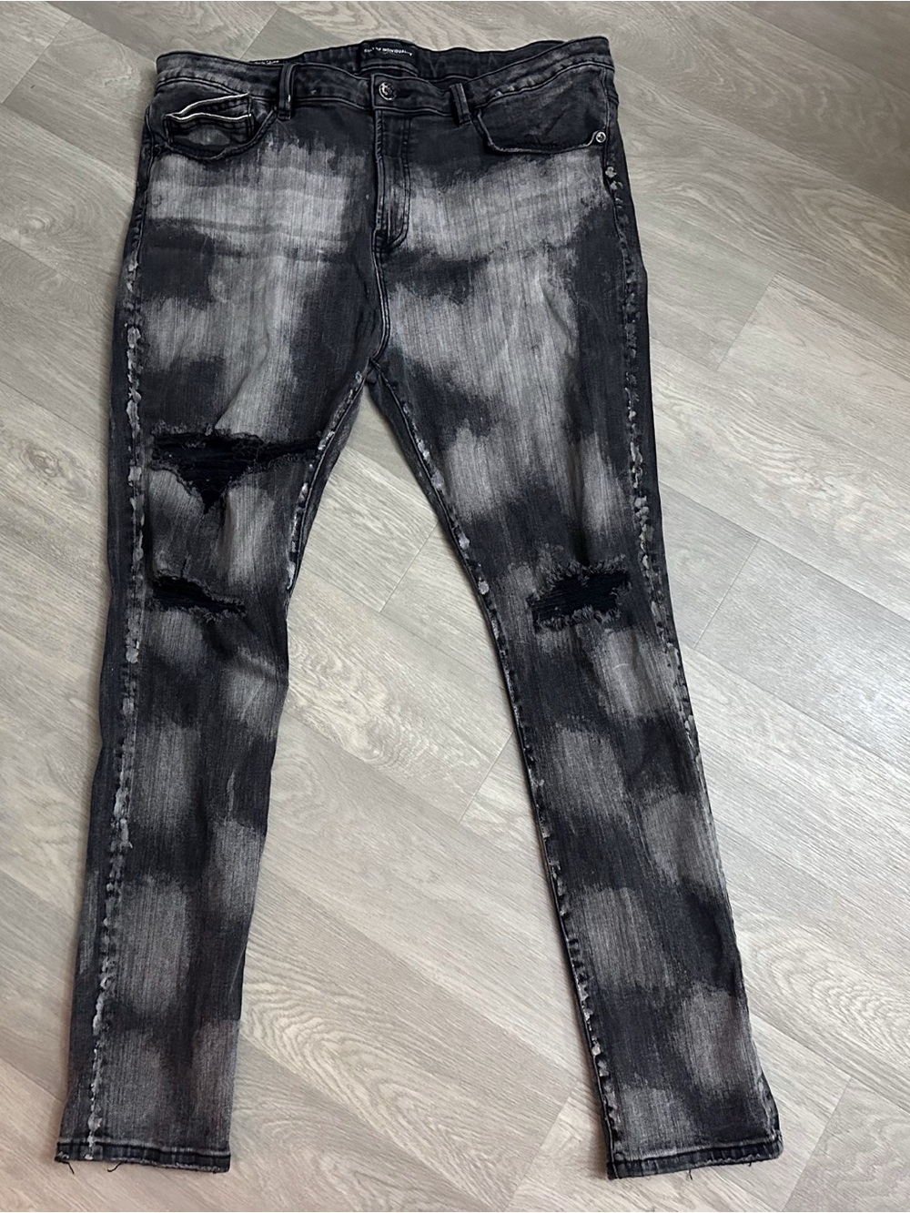 Cult of Individuality Distressed Jeans Slim Streetwear Grunge Skater Emo School